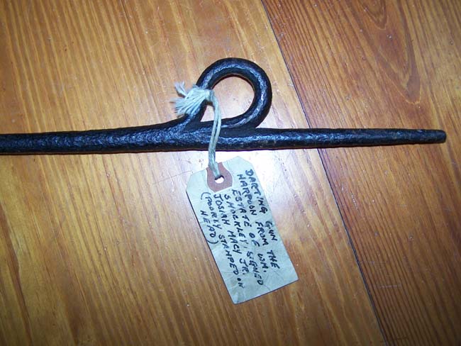 A 19th century Darting Gun Harpoon by Josiah Macy Jr. of New Bedford circa 1857-1861 — image 3